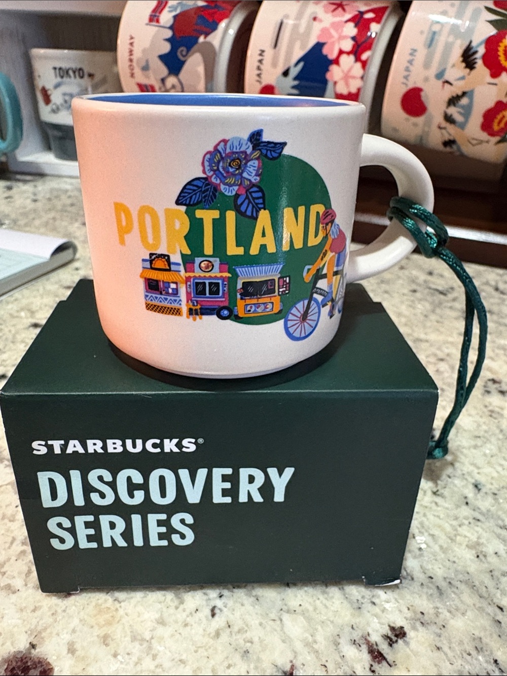 Starbucks Mug Portland Discovery Mini Coffee Demi Tasse 2oz Ornament Espresso
